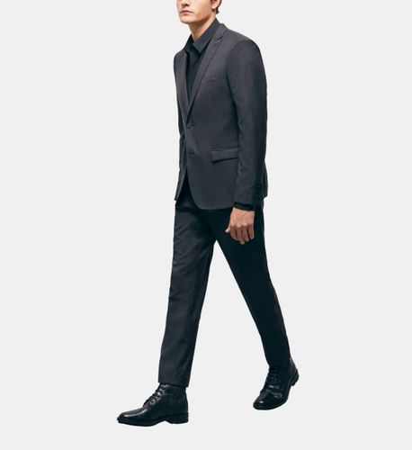 Veste De Costume En Laine À Rayures - The Kooples - Modalova