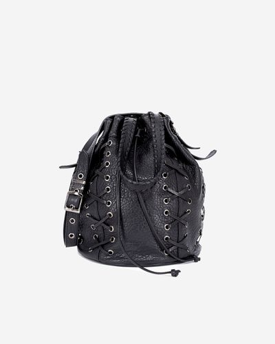 Sac Seau Héritage En Cuir Noir - The Kooples - Modalova