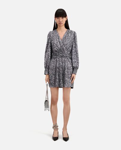 Robe Courte Argentée À Sequins - The Kooples - Modalova