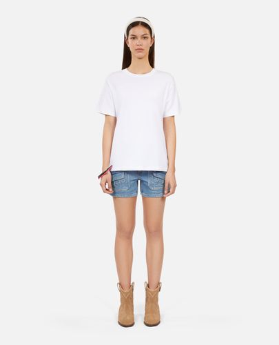 T-shirt Femme Blanc Avec Strass - The Kooples - Modalova