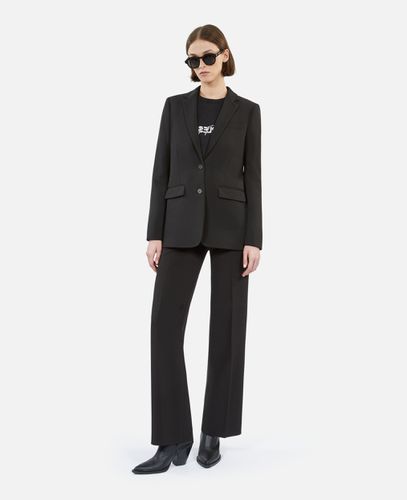 Veste Tailleur Noire En Crêpe - The Kooples - Modalova