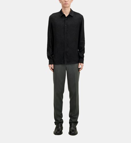 Chemise Jacquard Noire Avec Têtes De Mort - The Kooples - Modalova