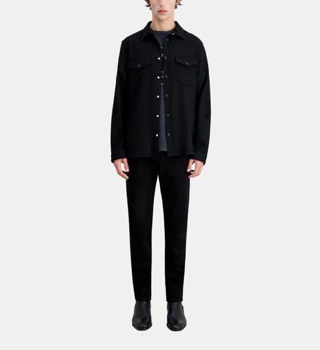 Chemise Noire En Flanelle - The Kooples - Modalova