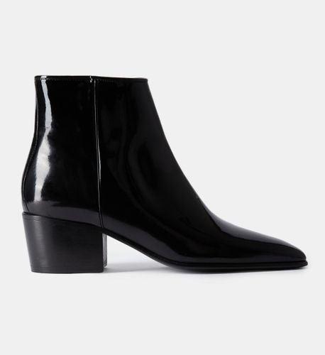 Boots À Talons En Vinyle Noires - The Kooples - Modalova