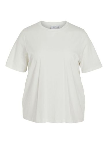 Curve - Round Neck T-shirt - Vila - Modalova