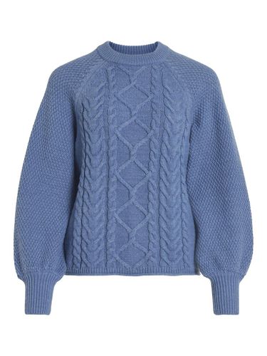 En Maille Torsadée Pull En Maille - Vila - Modalova