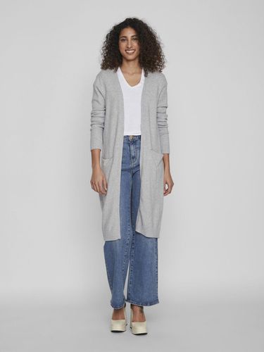 Long Cardigan En Maille - Vila - Modalova