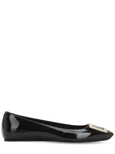 Ballerines En Cuir Verni Trompette 10 Mm - ROGER VIVIER - Modalova