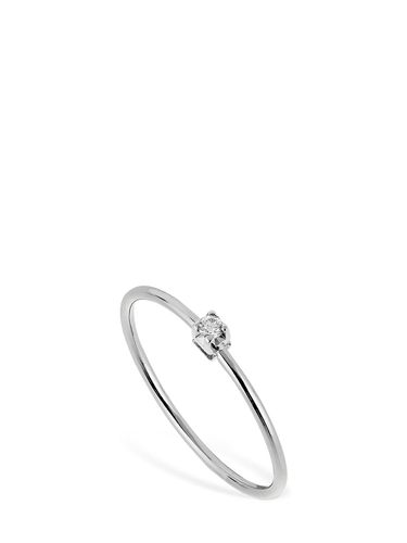 Bague En Diamant Et Or Blanc 18 K - VANZI - Modalova