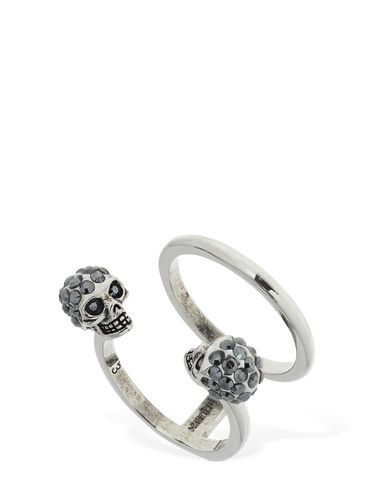 Bague À Tête De Mort - ALEXANDER MCQUEEN - Modalova