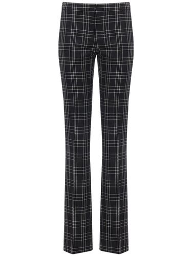 Pantalon Droit En Laine À Carreaux Welsh - ALEXANDER MCQUEEN - Modalova