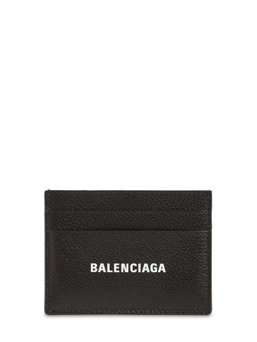 Porte-cartes En Cuir À Logo - BALENCIAGA - Modalova