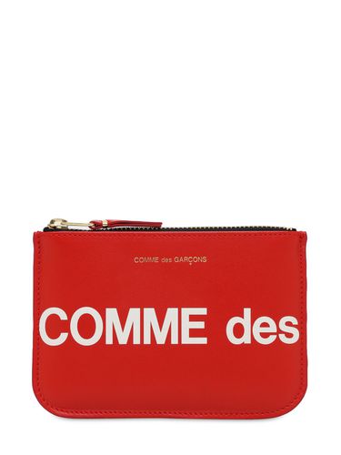 Portefeuille En Cuir À Logo - COMME DES GARÇONS WALLET - Modalova