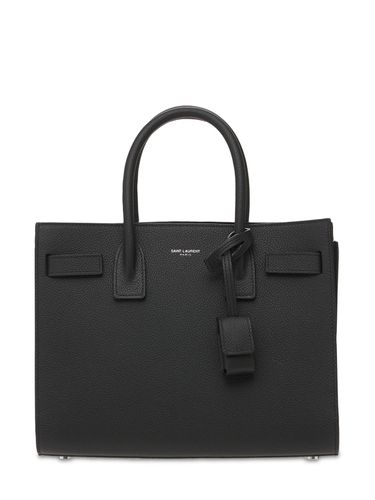 Sac Baby En Cuir Grainé Sac De Jour - SAINT LAURENT - Modalova