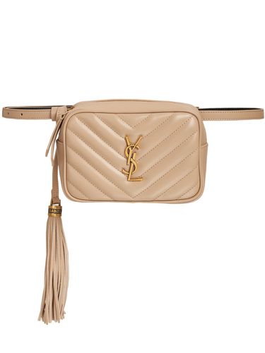 Sac Banane En Cuir Lou - SAINT LAURENT - Modalova