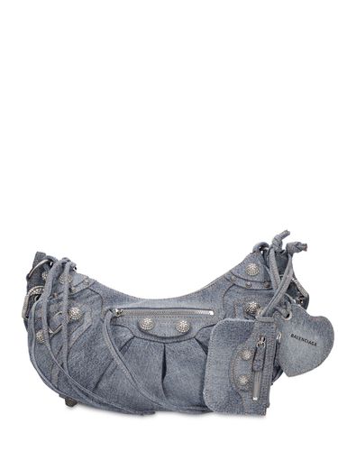 Petit Sac En Denim Le Cagole - BALENCIAGA - Modalova