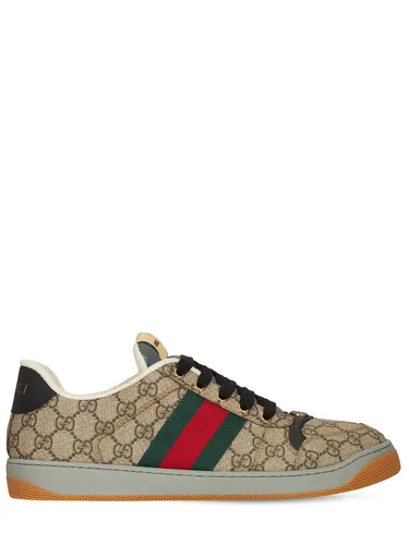 Baskets En Toile Screener Gg Supreme - GUCCI - Modalova