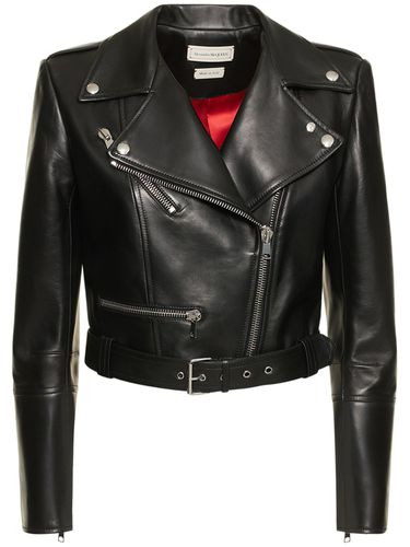 Veste En Cuir - ALEXANDER MCQUEEN - Modalova