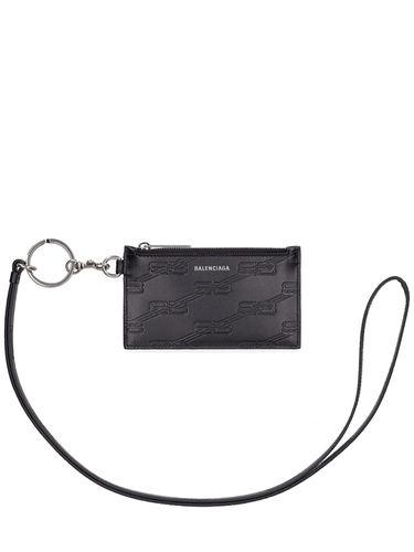 Porte-cartes En Cuir À Monogramme Bb - BALENCIAGA - Modalova