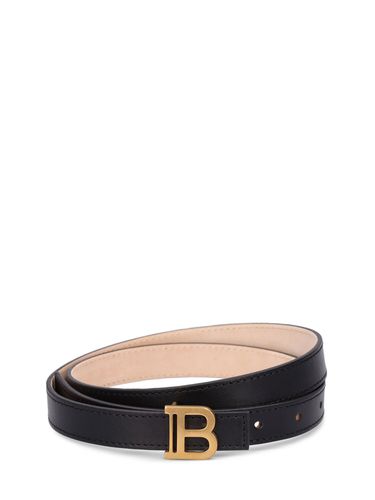 Ceinture En Cuir 2 Cm - BALMAIN - Modalova