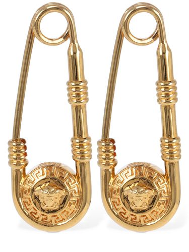 Boucles D'oreilles Épingles À Nourrice Medusa - VERSACE - Modalova