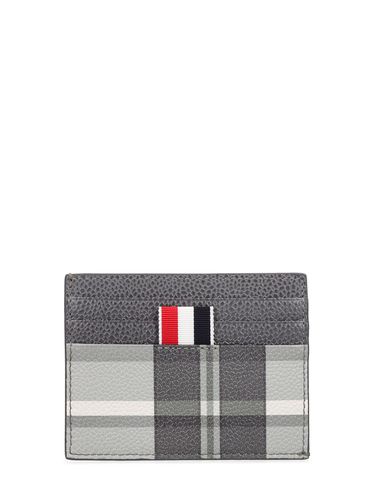 Porte-cartes En Cuir - THOM BROWNE - Modalova