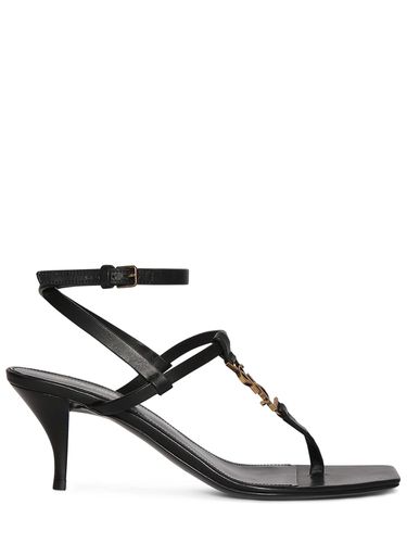 Sandales En Cuir Cassandra 60 Mm - SAINT LAURENT - Modalova