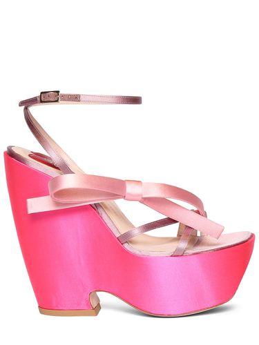 Sandales Compensées En Satin Choc Bow 100 Mm - ROGER VIVIER - Modalova