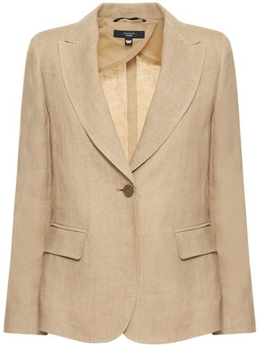 Blazer En Toile À Boutonnage Simple Nalut - WEEKEND MAX MARA - Modalova