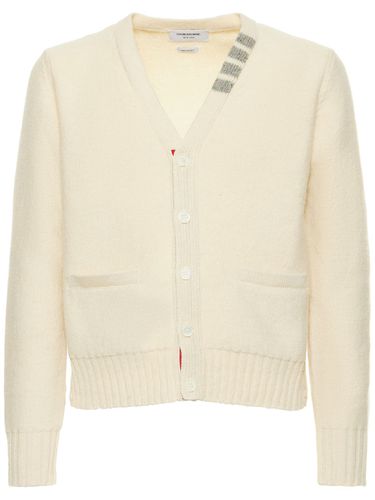 Cardigan Réversible En Laine Et Mohair - THOM BROWNE - Modalova