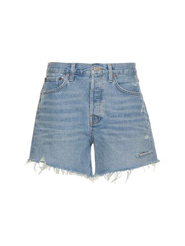 Short Long En Denim De Coton Parker - AGOLDE - Modalova