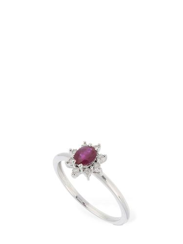 Bague En Rubis Et Diamants 18 K Rugiada - BLISS - Modalova