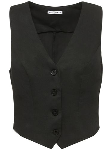 Gilet En Sergé Devin - REFORMATION - Modalova