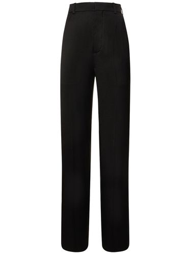 Pantalon Droit En Satin Taille Haute Gertie - ANN DEMEULEMEESTER - Modalova