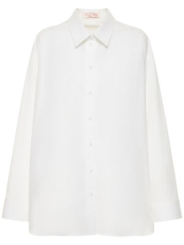 Robe-chemise Courte En Popeline De Coton - VALENTINO - Modalova