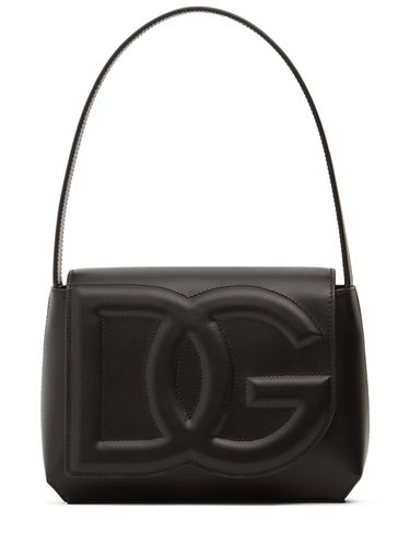 Sac Porté Épaule En Cuir À Logo - DOLCE & GABBANA - Modalova