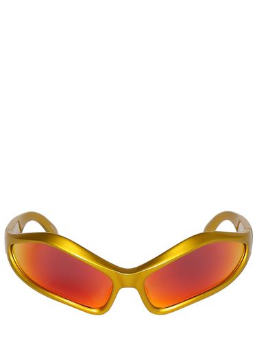 Lunettes De Soleil Ovales En Acétate 0214s Fennec - BALENCIAGA - Modalova