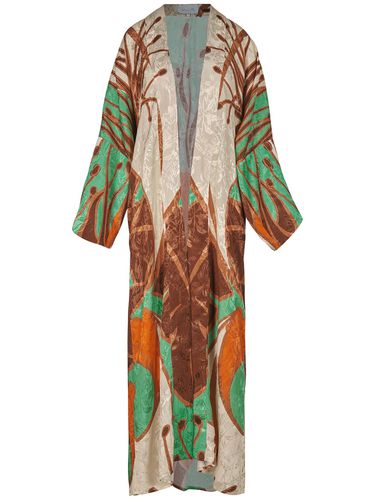 Robe Kimono En Jacquard Tropical Pea - JOHANNA ORTIZ - Modalova