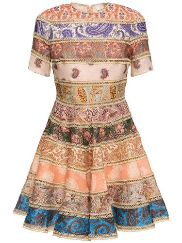 Robe Courte En Lin À Manches Courtes Devi - ZIMMERMANN - Modalova