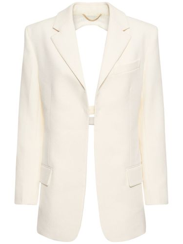 Lvr Exclusive – Veste En Crêpe À Dos Ouvert - VICTORIA BECKHAM - Modalova