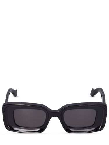 Lunettes De Soleil Carrées En Acétate Anagram - LOEWE - Modalova