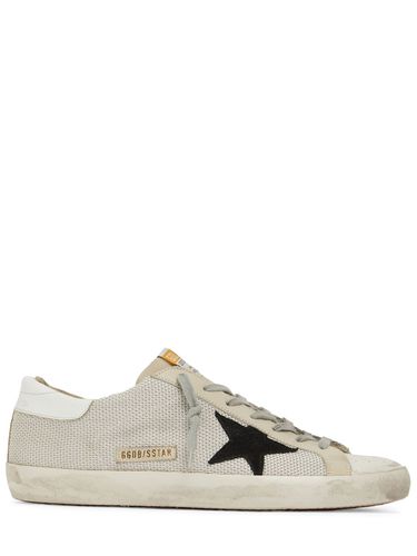 Baskets En Résille Et Daim Super-star 20 Mm - GOLDEN GOOSE - Modalova