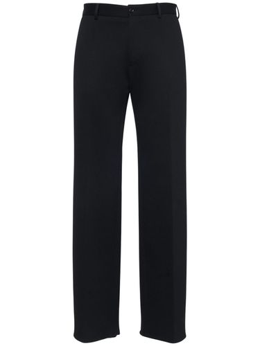 Pantalon Ample En Jersey De Coton Technique - DOLCE & GABBANA - Modalova