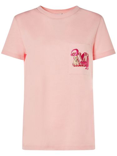 T-shirt En Coton Brodé Elmo - MAX MARA - Modalova