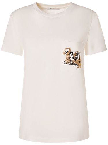 T-shirt En Coton Brodé Elmo - MAX MARA - Modalova