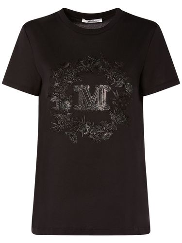 T-shirt En Coton Brodé Elmo - MAX MARA - Modalova