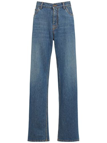 Jean Baggy En Denim De Coton Taille Haute - ETRO - Modalova