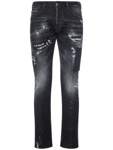 Jean Cool Guy En Denim De Coton Stretch - DSQUARED2 - Modalova