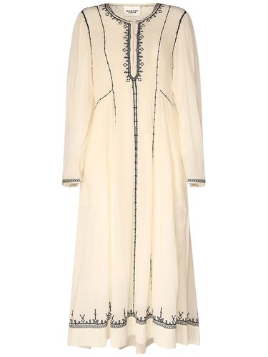 Robe Caftan En Coton Brodé Pippa - MARANT ETOILE - Modalova