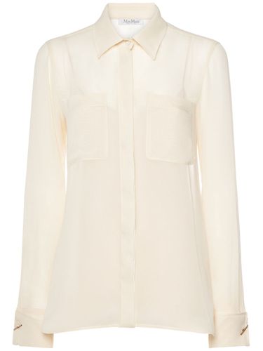 Chemise En Georgette De Soie - MAX MARA - Modalova